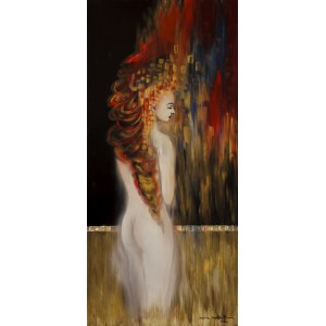 Mariola Świgulska, Aura kobiecości z cyklu Fascynacja Klimtem, 2020