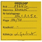 Poniatowski, Groschen Krakau 1768 G - ILUSTRATED
