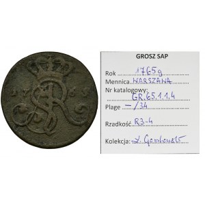 Poniatowski, Groschen Warsaw 1765 g - VERY RARE