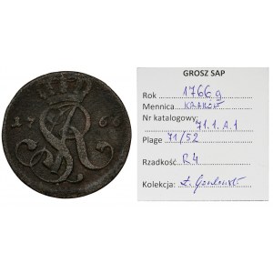 Poniatowski, Groschen Krakau 1766 g - VERY RARE