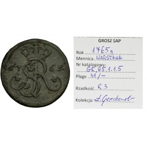 Poniatowski, Groschen Warsaw 1765 g - VERY RARE