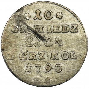 Poniatowski, 10 Copper groschen Warsaw 1790 EB