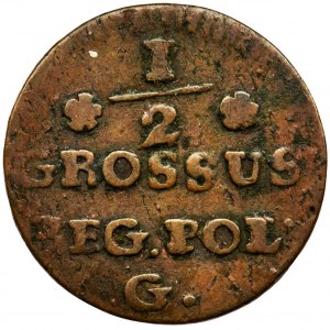 Poniatowski, Half Groschen Krakau 1768 G