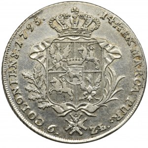 Poniatowski, Thaler 6 zloty Warsaw 1795