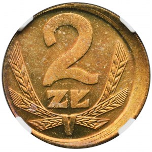 DESTRUKT, 2 złote 1984 - NGC MS64