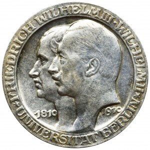 Niemcy, Królestwo Prus, Wilhelm II, 3 marki Berlin 1910