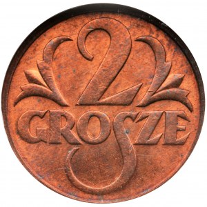 2 grosze 1937 - NGC MS63 RB