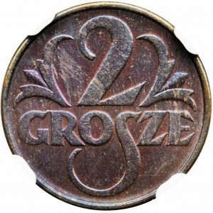 2 grosze 1936 - NGC MS64 BN