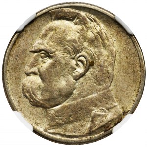 Piłsudski, 2 złote 1934 - NGC AU58