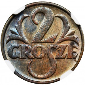 2 grosze 1936 - NGC MS62 BN