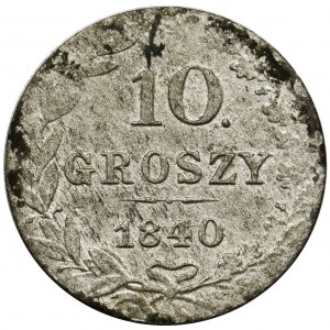 10 groschen Warsaw 1840 MW