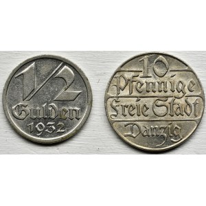 Set, Free City of Danzig (2 pcs.)