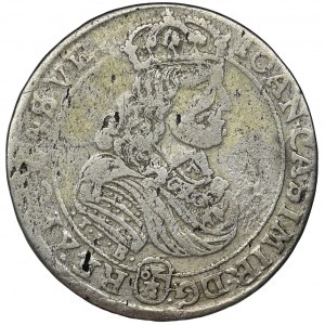 John II Casimir, 1/4 Thaler Bromberg 1668 TLB