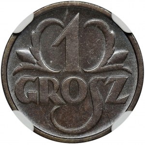 1 grosz 1936 - NGC MS65 BN