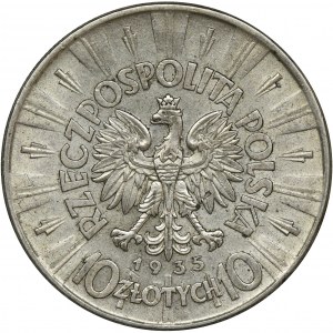 Piłsudski, 10 złotych 1935