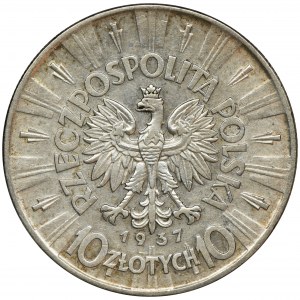 Pilsudski, 10 zloty 1937 - RARE