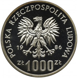 PRÓBA, 1.000 złotych 1986 Narodowy Czyn Pomocy Szkole