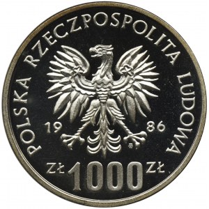 PRÓBA, 1.000 złotych 1986 Narodowy Czyn Pomocy Szkole