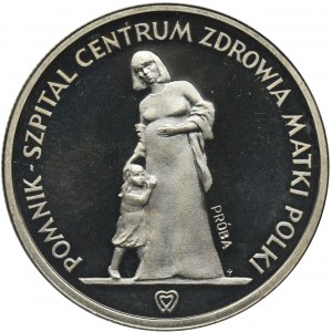 PRÓBA, 200 złotych 1985 - Pomnik-Szpital Centrum Zdrowia Matki Polki