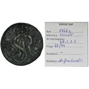 Poniatowski, Groschen Krakau 1766 g