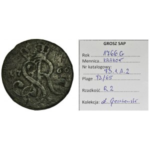 Poniatowski, Groschen Krakau 1766 G - RARE