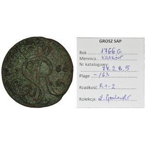 Poniatowski, Groschen Krakau 1766 G - RARE