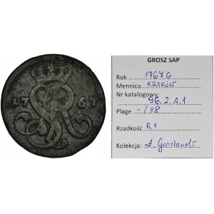 Poniatowski, Groschen Krakau 1767 G