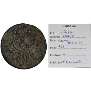 Poniatowski, Groschen Krakau 1767 G