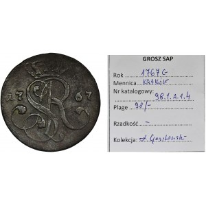 Poniatowski, Groschen Krakau 1767 G