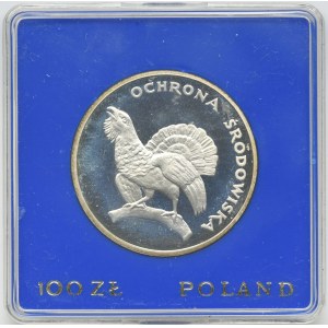 100 złotych 1980 - Ochrona Środowiska Głuszec