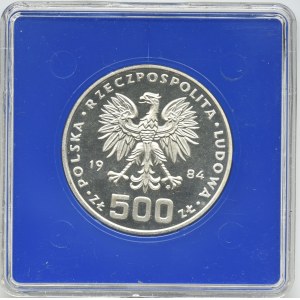 500 złotych 1984 - Ochrona Środowiska Łabędź