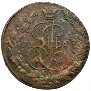 Russia, Catherine II, 5 Kopecks Jekaterinburg 1769 EM