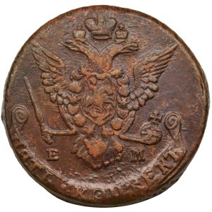 Russia, Catherine II, 5 Kopecks Jekaterinburg 1778 EM