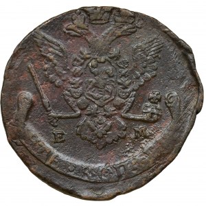 Russia, Catherine II, 5 Kopecks Jekaterinburg 1778 EM