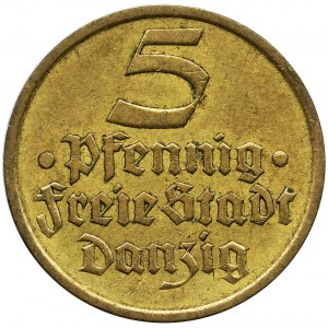 Free City of Danzig, 5 pfennig 1932