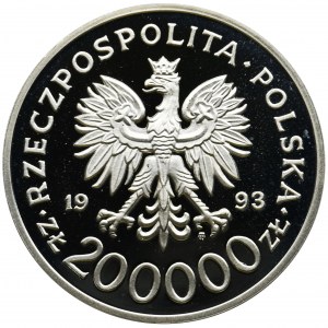 200.000 złotych 1993, 750 rocznica nadania praw miejskich Szczecinowi