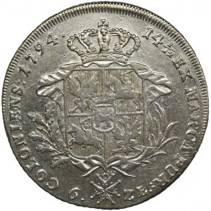 Poniatwoski, Thaler Warsaw 1794