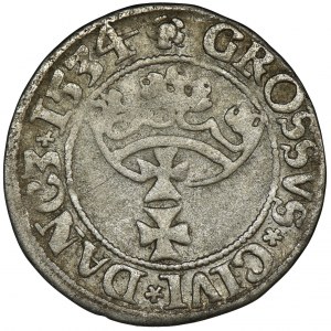 Sigismund I the Old, Groschen Danzig 1534 - PR