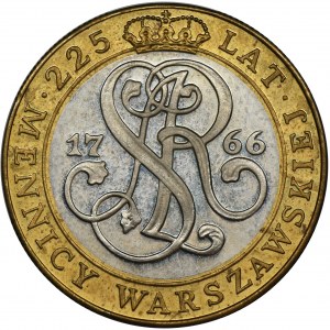 20.000 złotych 1991, 225 lat Mennicy Warszawskiej