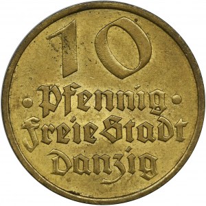 Free City of Danzig, 10 pfennig 1932