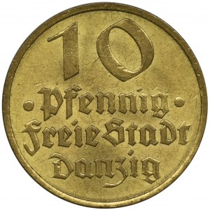 Free City of Danzig, 10 pfennig 1932
