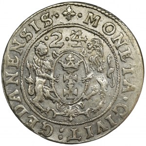 Sigismund III Vasa, 1/4 Thaler Danzig 1624/3 - PRV• - rare