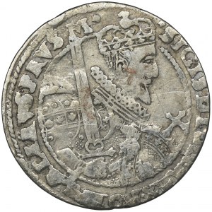 Sigismund III Vasa, 1/4 Thaler Bromberg 1621 - PRVS M