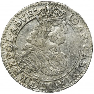 John II Casimir, 1/4 Thaler Bromberg 1668 TLB