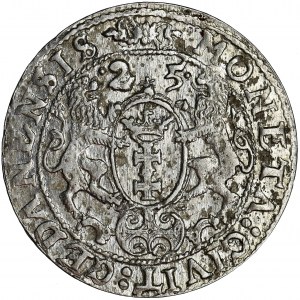 Sigismund III Vasa, 1/4 Thaler Danzig 1625 - PR•