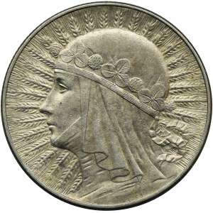 Głowa Kobiety, 5 złotych Warszawa 1934