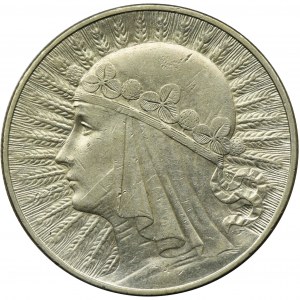 Głowa Kobiety, 10 złotych Warszawa 1933