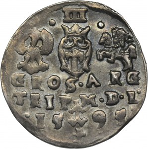 Sigismund III Vasa, 3 Groschen Vilinius 1595