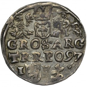 Sigismund III Vasa, 3 Groschen Lublin 1597 - RARE