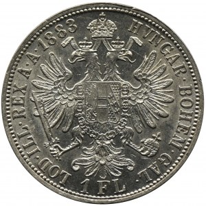 Austria, Franz Joseph I, 1 Floren Wien 1883